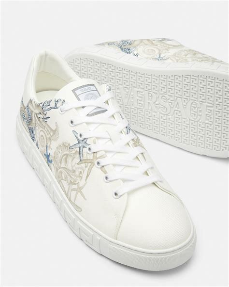 versace sea greca sneakers.